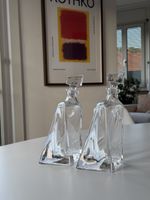 2 Glas Karaffen Vintage