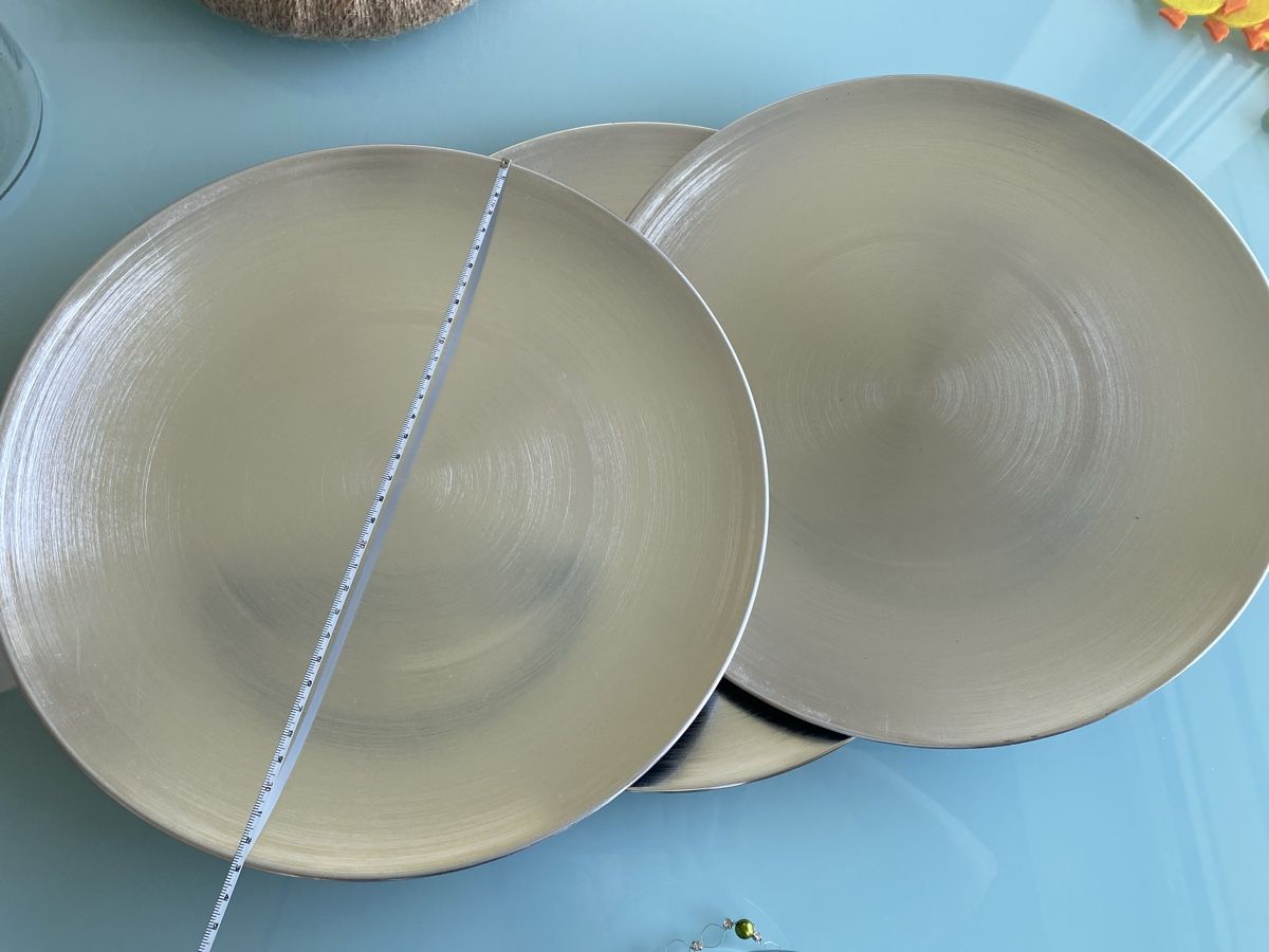 Tutte le decorazioni: Teller neu, 33 cm Durchmesser, Kunststoff – Nuovo e nell'imballaggio originale da Buonas venduto da rut_k2sw