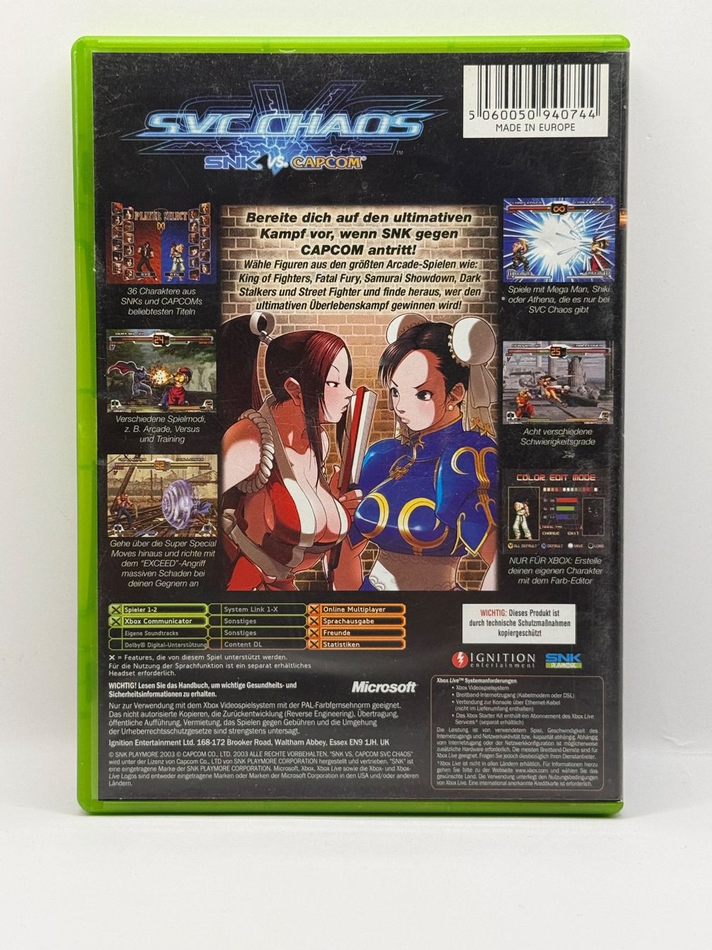 Giochi: SNK VS. Capcom: SVC Chaos  - Xbox - CIB – Usato da Dietikon venduto da gab_qz7y 1