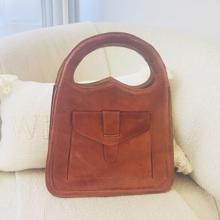Vintage Ledertasche Handtasche braun Top Zustand!