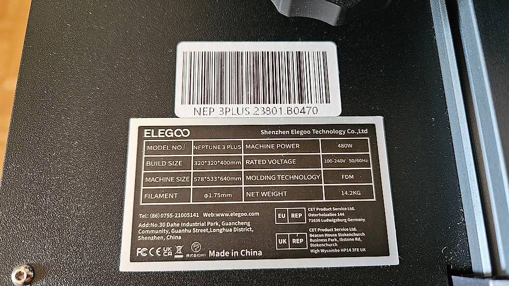 Elegoo 3D Drucker: Elegoo Neptune 3 Plus – Gebraucht aus Kirchberg BE von Fendt936 2