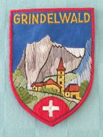 Vintage Badge Wappen GRINDELWALD ST. GALLER STICKEREI