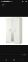 Bis 15.08, Kleiderschrank weiss, Spiegel, Ikea Brimnes