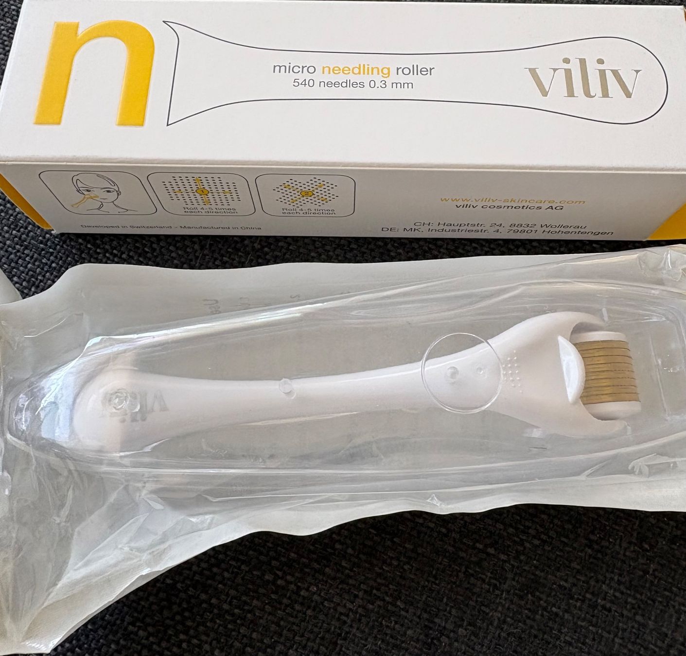 Cura del viso: VILIV Microneedling Roller NEU – Nuovo e nell'imballaggio originale da Niederbipp venduto da fashionfuchs 1