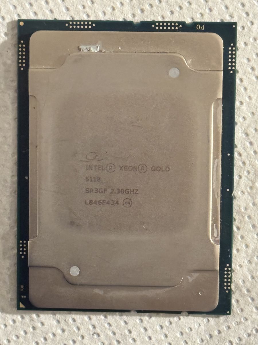 Intel Componenti elettronici: Intel Xeon Gold 5118 CPU - Top Zustand - Schnäppchen! – Usato da Zürich venduto da Ghasemii