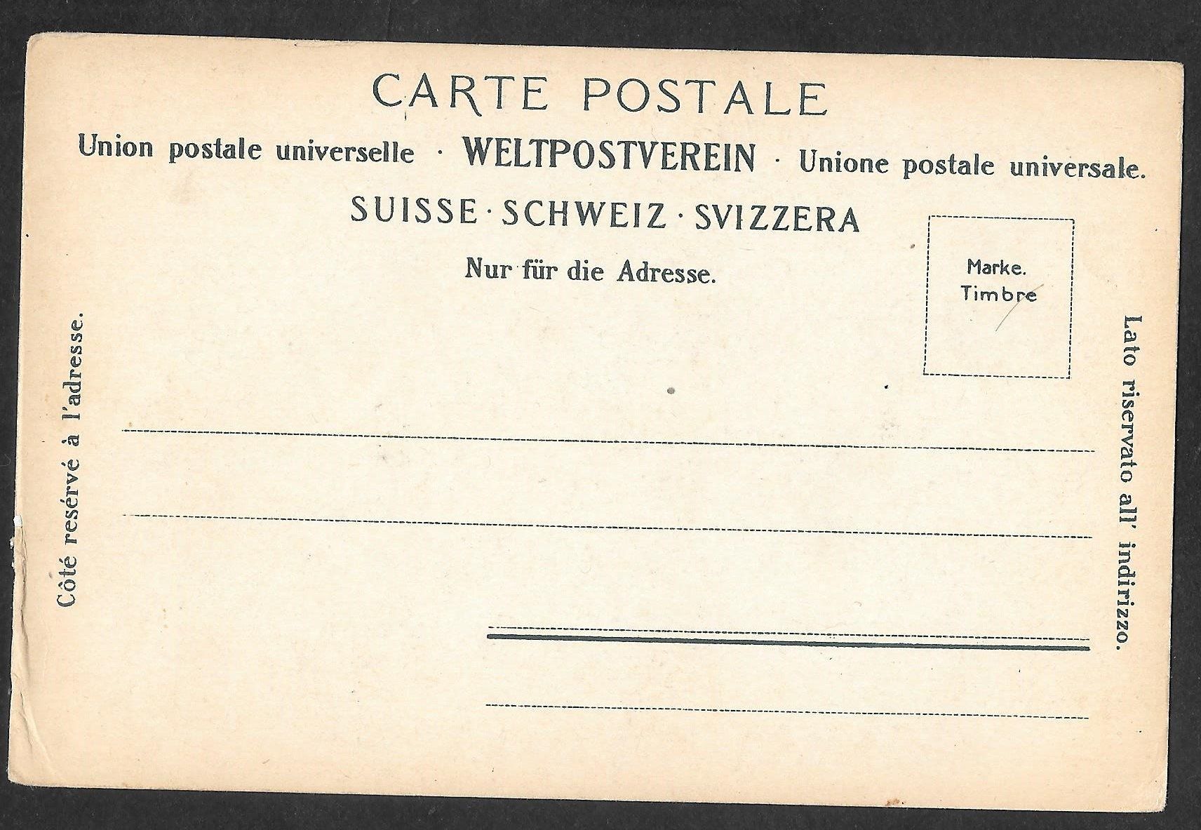 Ansichtskarten: Sargans und der Gonzen – Gebraucht aus Olten von clotaldi 1