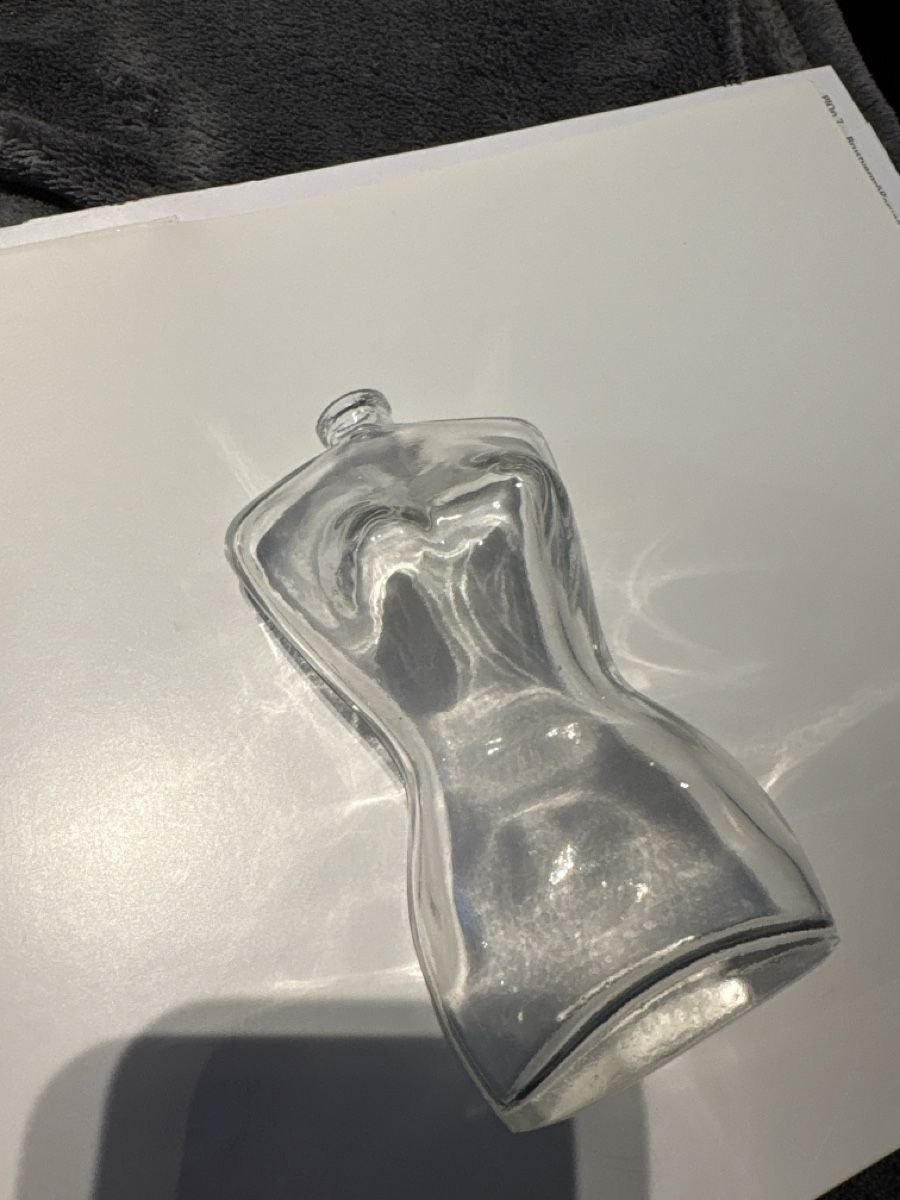 Statuette: Glas Vaase Deko Damen-Torso Figur, Sommer-Deko chic – Usato da Zürich venduto da alivasalli