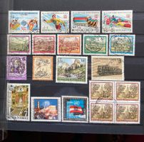 Briefmarken Sammlung Österreich diverse Motive gebraucht