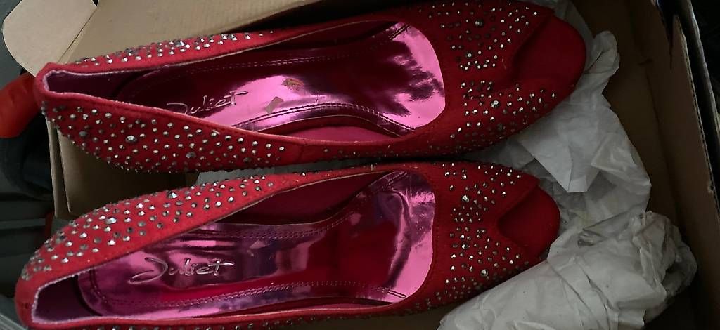 Scarpe da donna: Plateau Damen Schuhe Rot – Usato da Baden venduto da lul_d68m 1