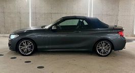 BMW M235 IX, 2016, 122'000 km, automatique, gris métal.