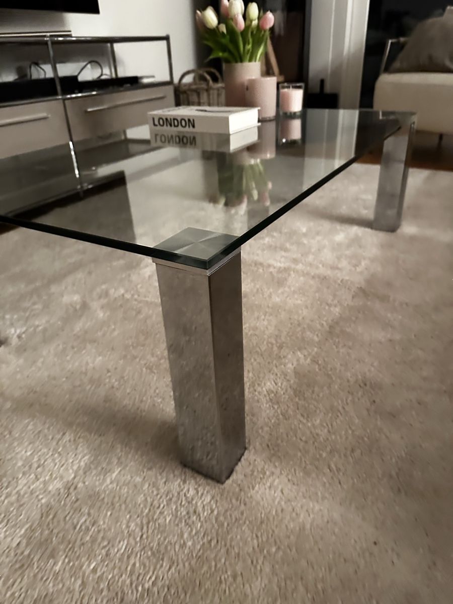 Pfister Tavoli: Exklusiver Salontisch Glas günstig  – Usato da Luzern venduto da Fairtrader66 1