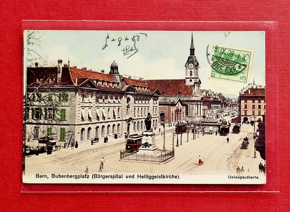 Bern - Bubenbergplatz - Tram - Strassenbahn - 1908 | Kaufen Auf Ricardo