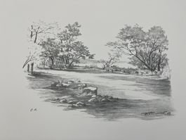 aus Grafiksammlung Lithografie von Roger Briner 1989
