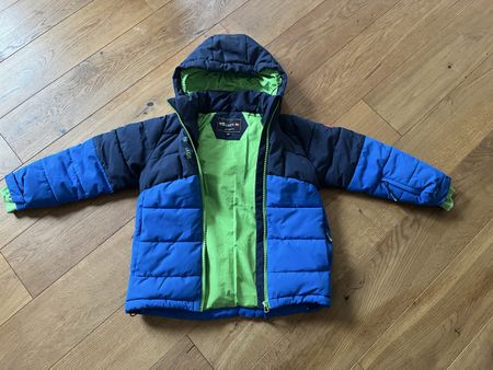 Trollkids Winterjacke blau mehrfarbig mit Defekt