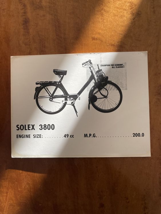 Solex Bild 30x23 Cm Gebraucht In Rothenburg F r CHF 1 Mit Lieferung 