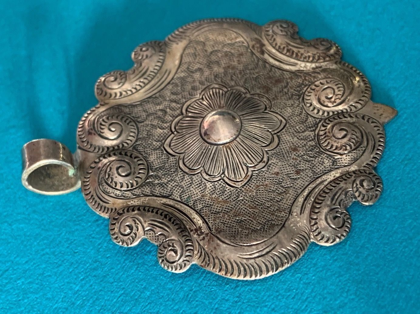 Anhänger: Anhänger Blume orientalisch (silber) – Neu (gemäss Beschreibung) aus Dittingen von Bellevista 1