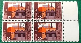 4 er Block Nr. 591 mit ETStempel Bern   