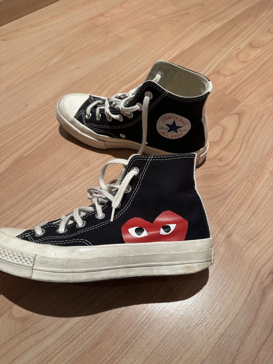 Comme Des Garcons Chaussures hommes: Converse x Comme des Garçons CDG Chuck Taylor, Gr. 38 – D'occasion à Wolfhausen par sellingmycloset