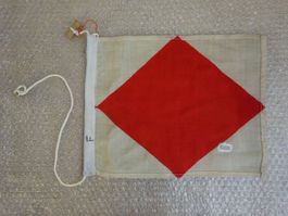 Signalflagge "F" Jacht / Vintage