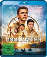 Uncharted (2022) Tom Holland/Mark Wahlberg/Banderas/Blu-ray