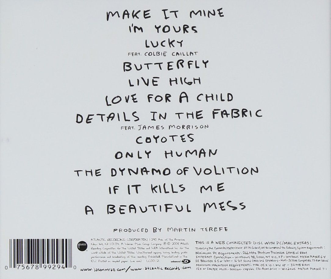 CD: CD  Jason Mraz – Usato da Heimberg venduto da Rockenrol 1