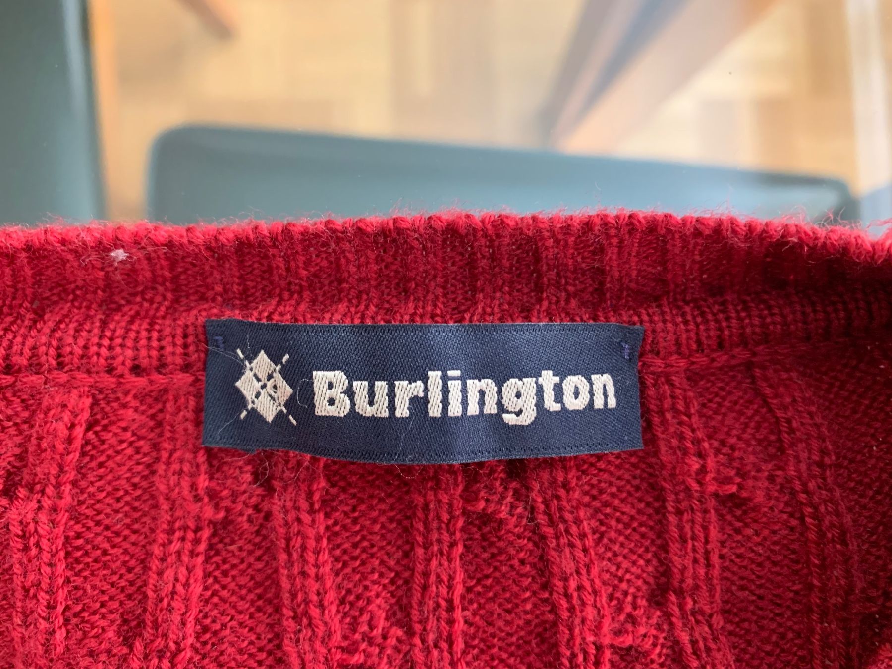 Burlington Maglioni & Felpe: Burlington Pullover rot Zopfmuster Gr. 54 – Usato da Wettswil venduto da cipollina71 2
