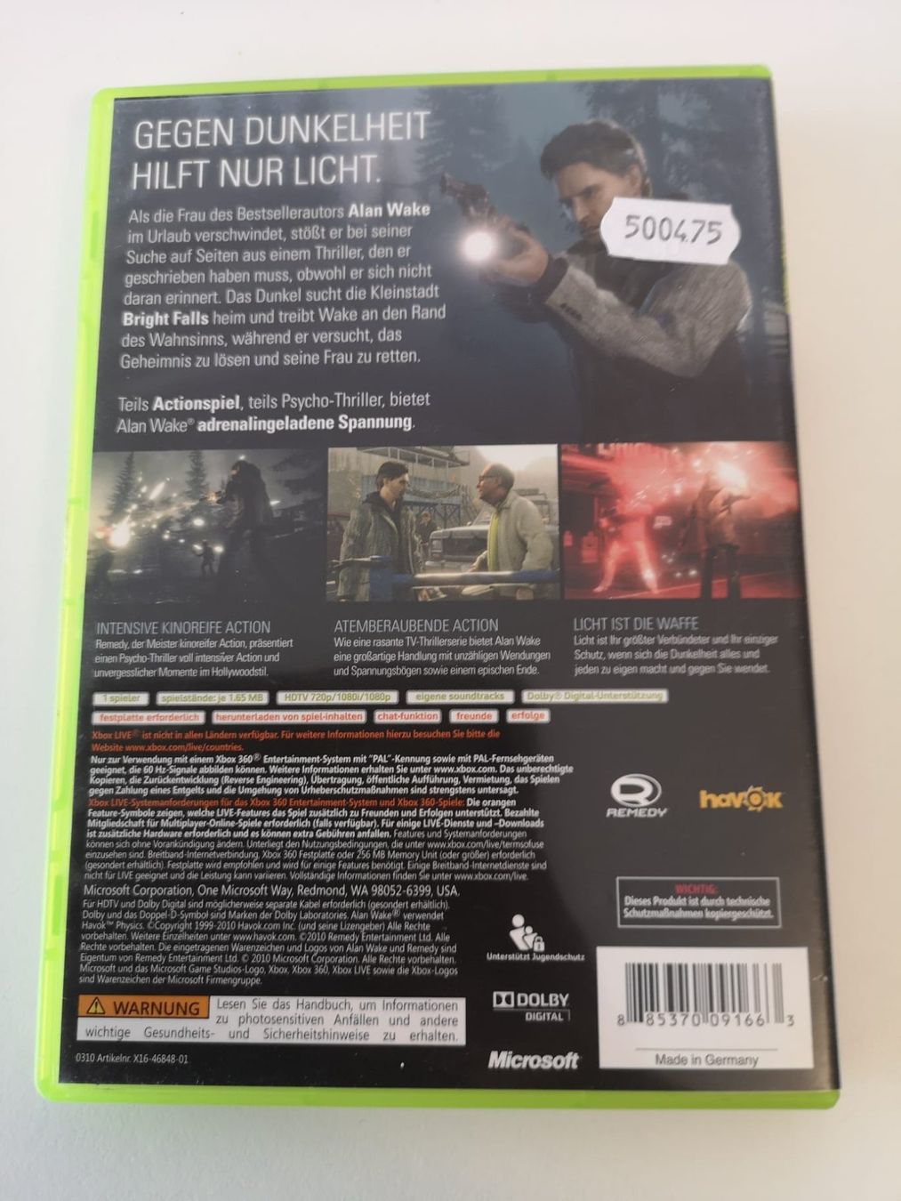 Giochi: Alane Wake (XBOX 360) – Usato da Herisau venduto da Seyashop_2 2