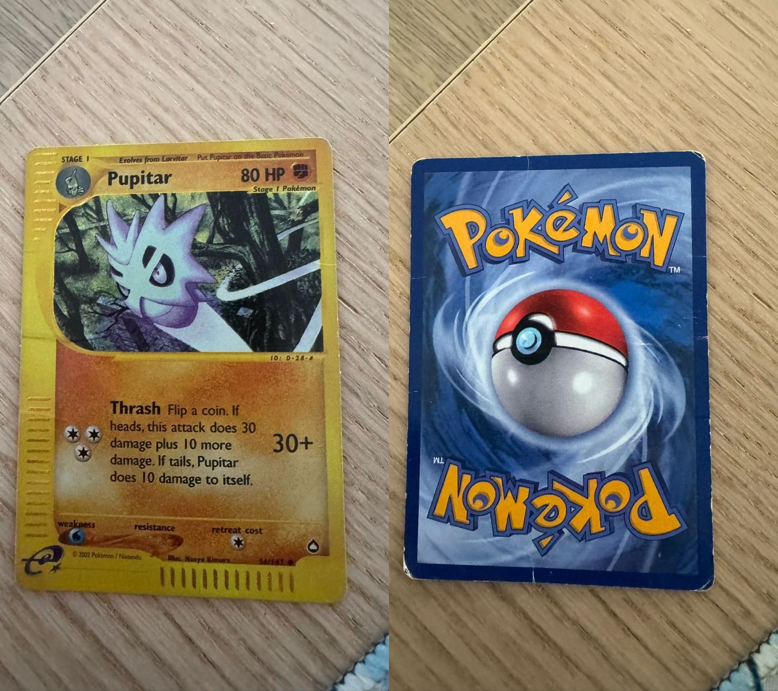 Pokémon Sammelbilder & Trading cards: Pupitar 56/147 reverse holo – Gebraucht aus Chavannes-Renens von skywalker1942