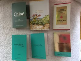 Parfum Set 1 Hermes, 1Guerlain, 1 Chloe, 3 Tiffany & Co, NEU