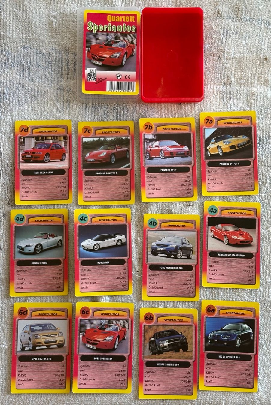 Giochi: QUARTETT SPORTAUTOS – Usato da Ostermundigen venduto da Heavenmaus75 2