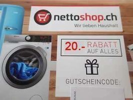 CHF 20.– NETTOSHOP Gutschein ab 200.-