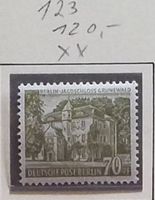 1954 Berlin, Nr. 123, Jagdschloss postfrisch Kt. 120.-