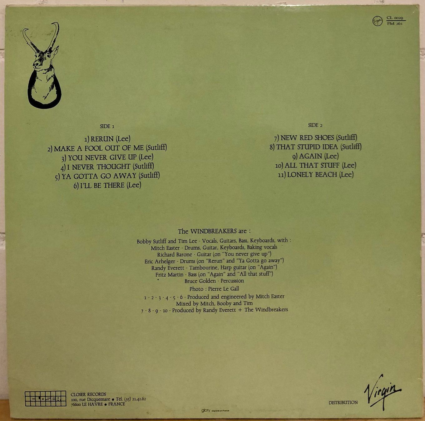 Schallplatten: Windbreakers - The Disciples Of... // LP: VG++; Sleeve: VG+ – Gebraucht aus Zürich von saltbee 1