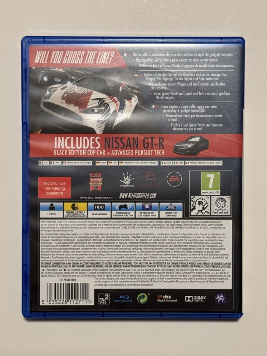 Sony Giochi: Need for Speed Rivals (PS4) – Usato da Winterthur venduto da Kev_Scha14 1