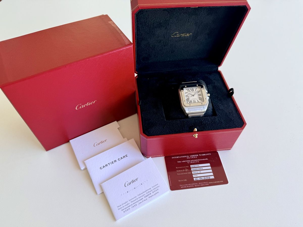 Cartier Uhren: CARTIER Santos 100 XL Automatic, FullSet 2016, Réf. W200737G – Gebraucht aus Le Mont-sur-Lausanne von LycaGallery 8