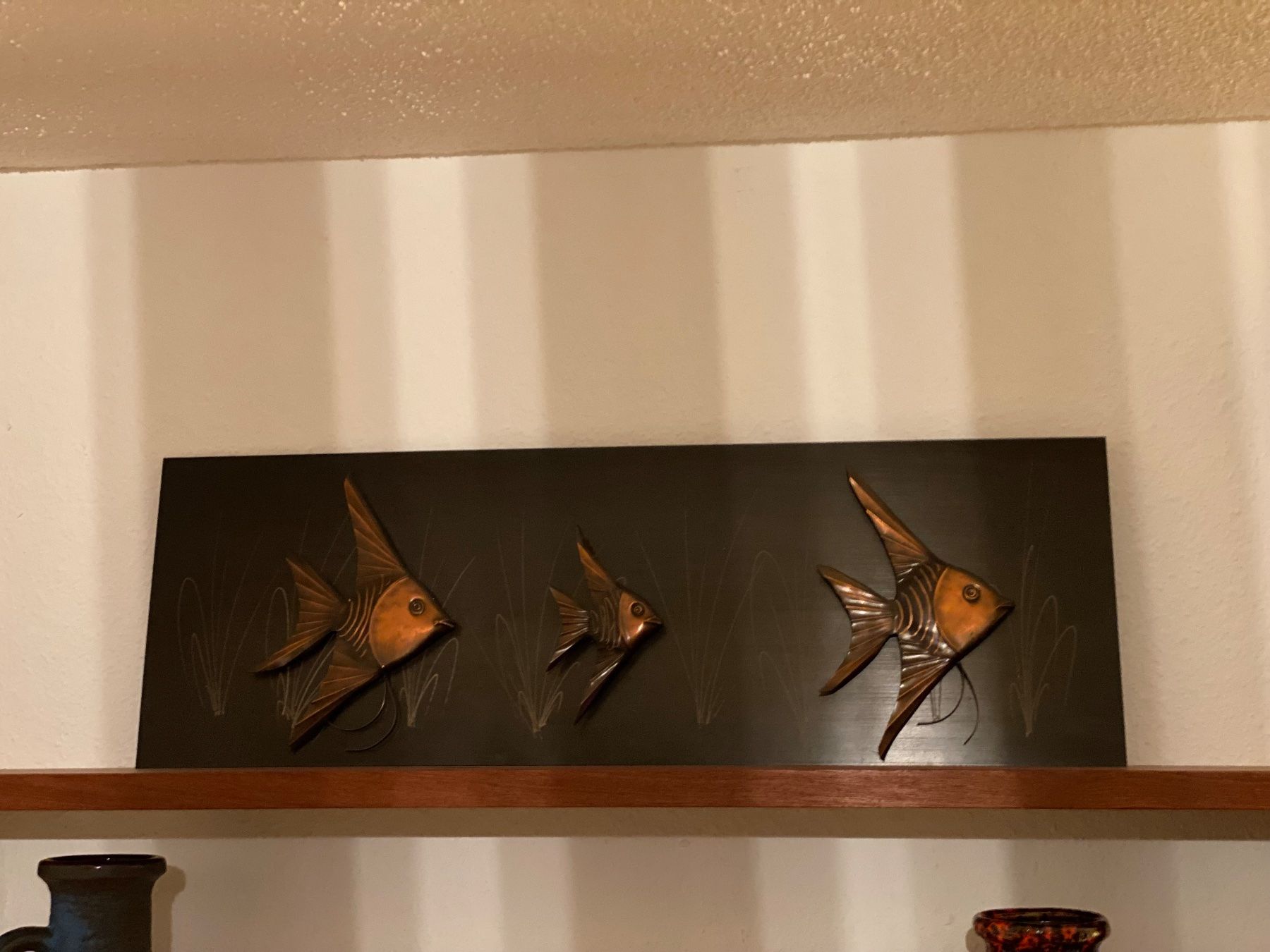 Foto & Immagini: Vintage Kupferbild mit 3D Fischen – Usato da Rorbas venduto da tun_m7fz 2
