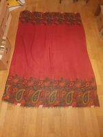 Kopftuch rot bedruckt 170 x 120 cm