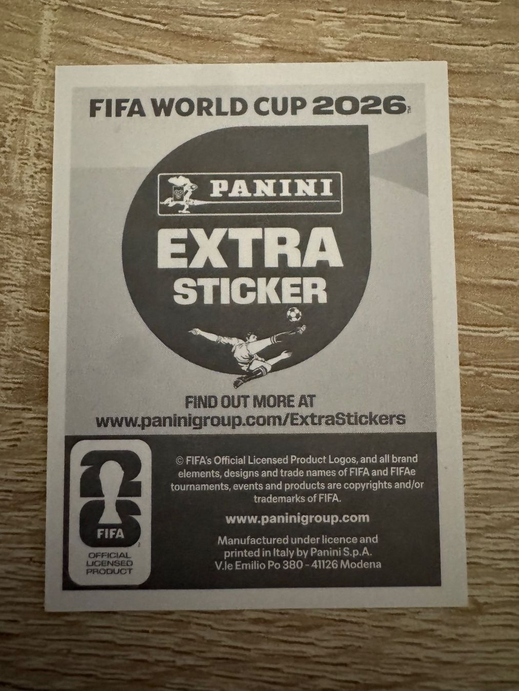 Panini Sammelbilder & Trading cards: PANINI Extra Sticker Vinicus Jr – Neu (gemäss Beschreibung) aus Moutier von MisterEcko 1
