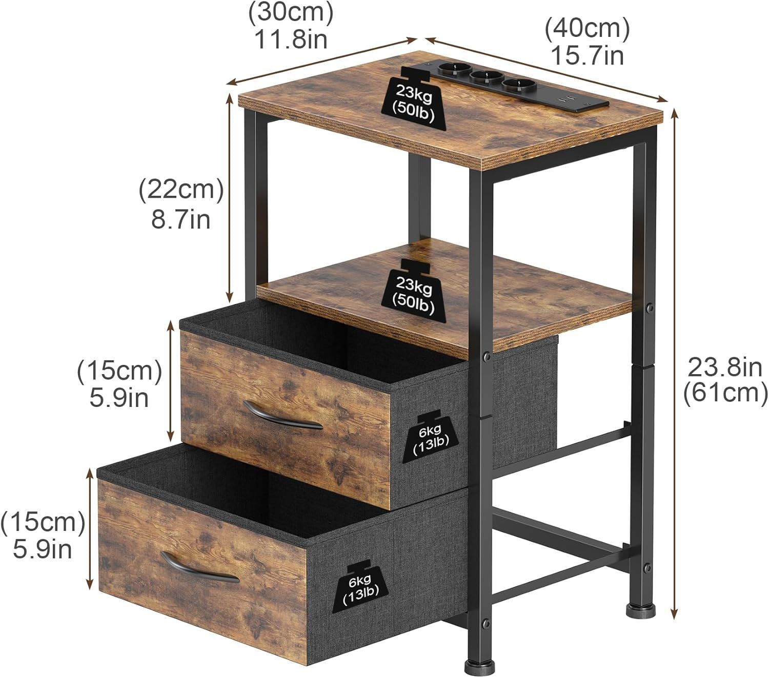 Comodini: Nachttisch, 2er Set – Nuovo (secondo la descrizione) da Sins venduto da Taschending 5