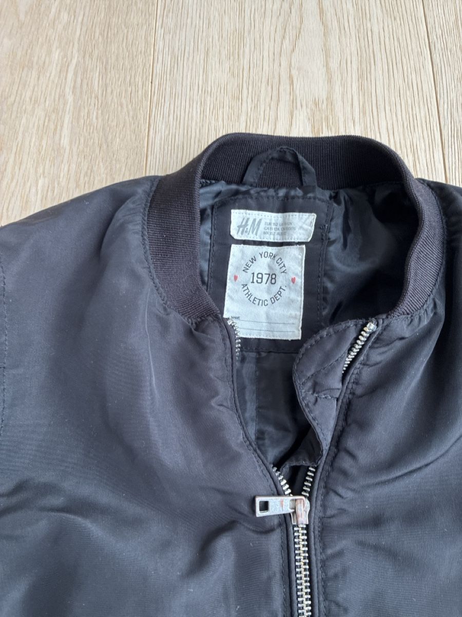H&M Giacche & Cappotti: H&M Bomberjacke schwarz Gr.152 – Usato da Reinach BL venduto da marisne 1