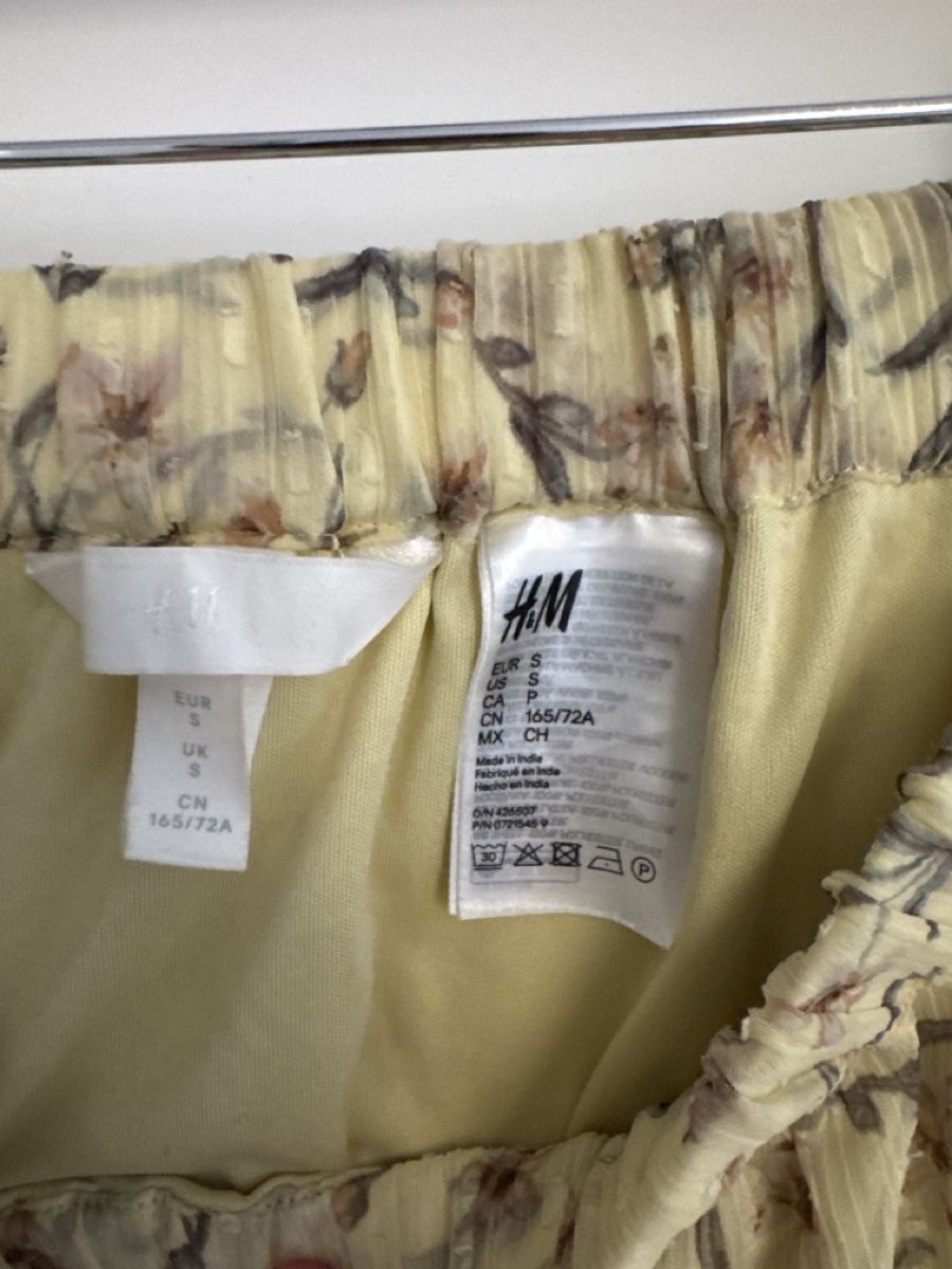 H&M Röcke: H&M Blumenmuster Gelb Groesse S – Gebraucht aus Zürich von dan_ztl5 4
