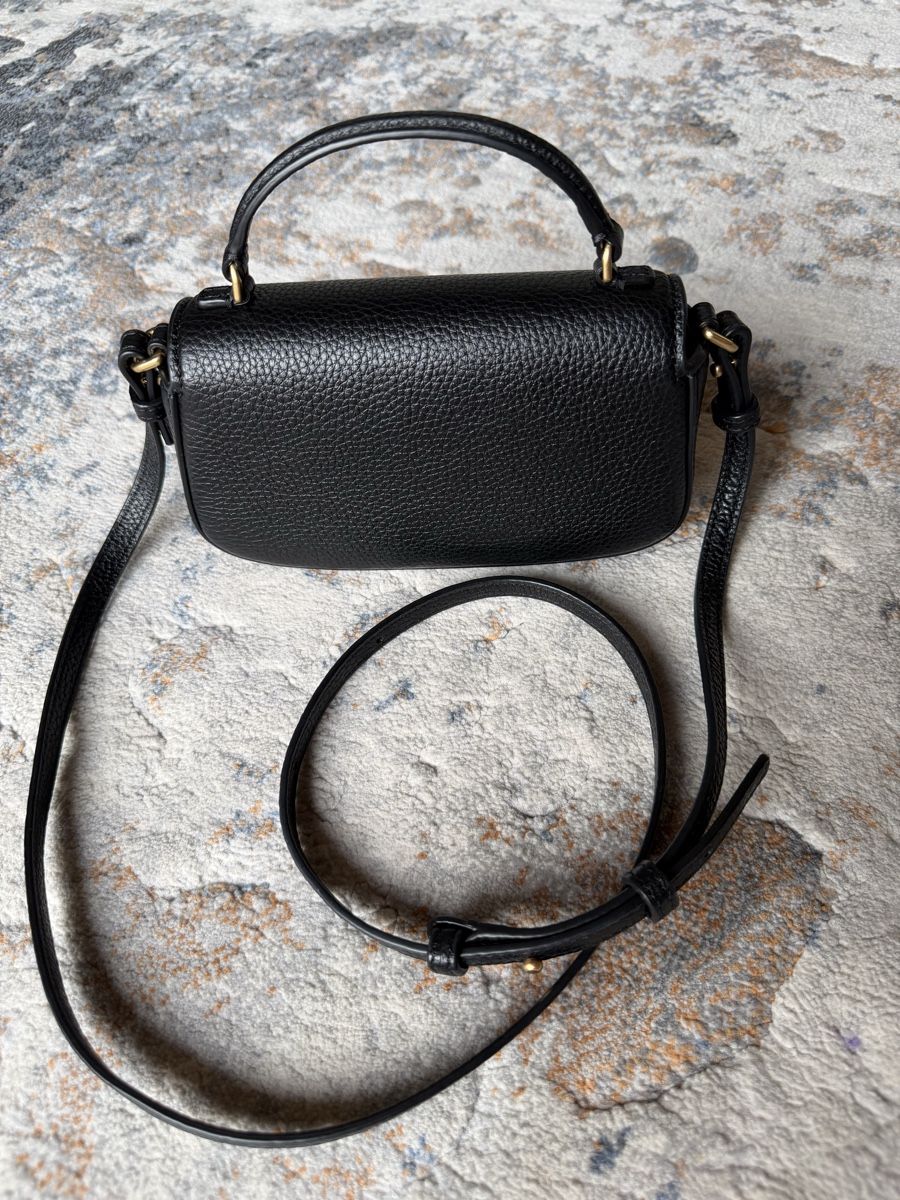 Tory Burch Borse da donna: Tory Burch Britten Mini Top Handle Bag Black Leather – Nuovo (secondo la descrizione) da Spreitenbach venduto da Wa-C789 3