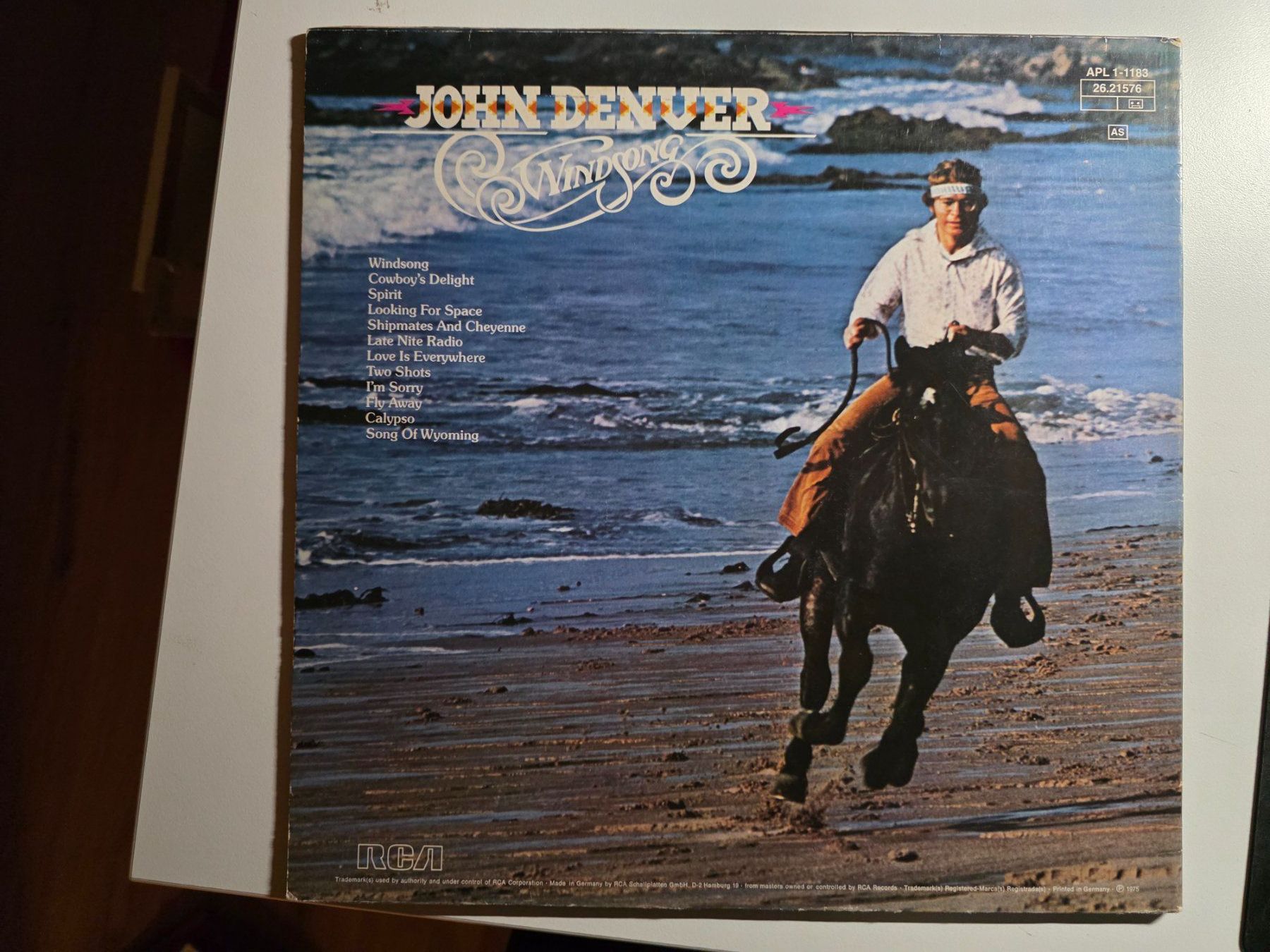 Dischi in vinile: LP Vinyl - John Denver Windsong - 1975 – Usato da Walterswil BE venduto da Lonitti 1