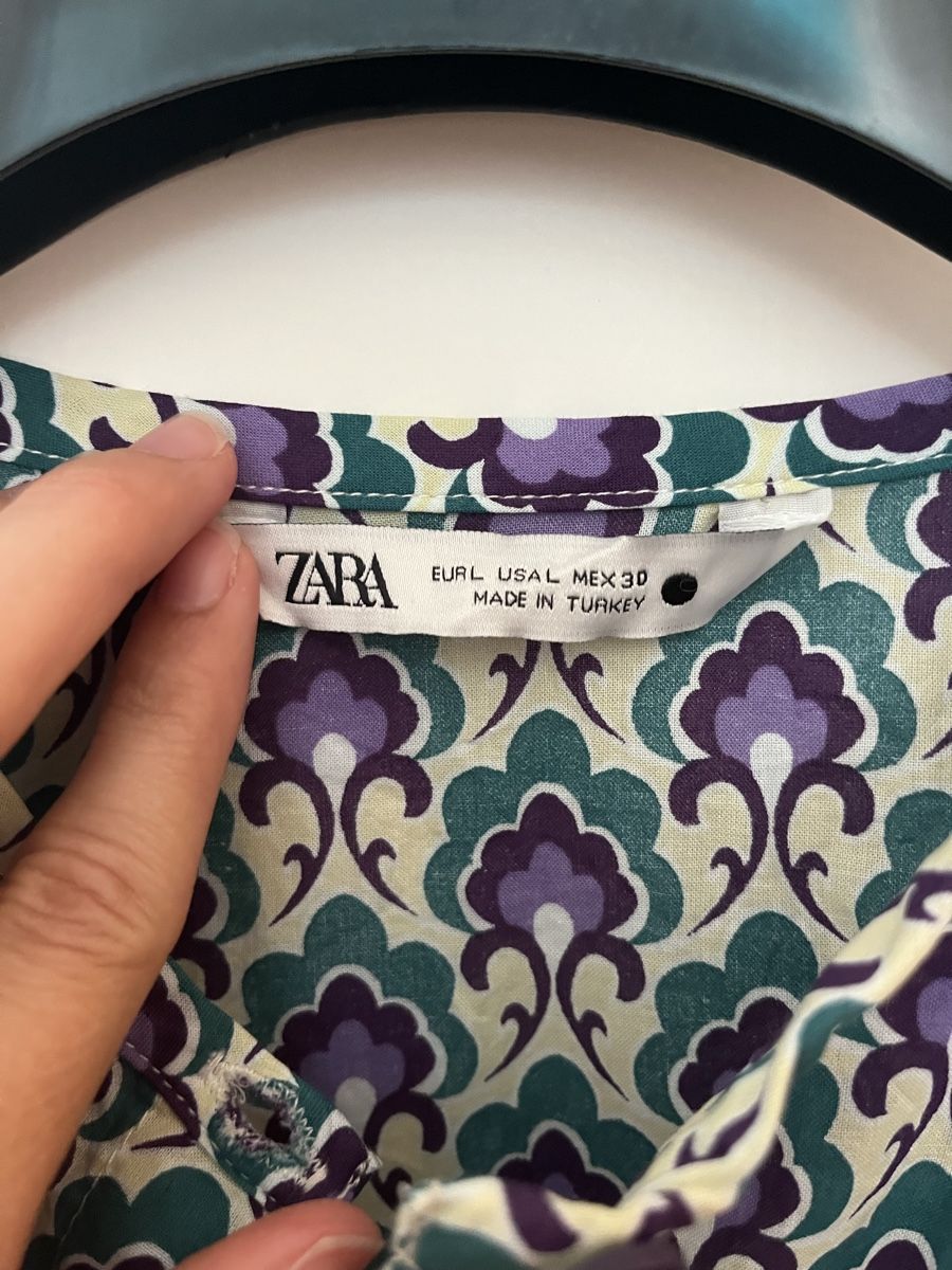 Zara Camicette: Zara cropped Blusentop, Gr. L – Usato da Zürich venduto da vintage_for_you 3