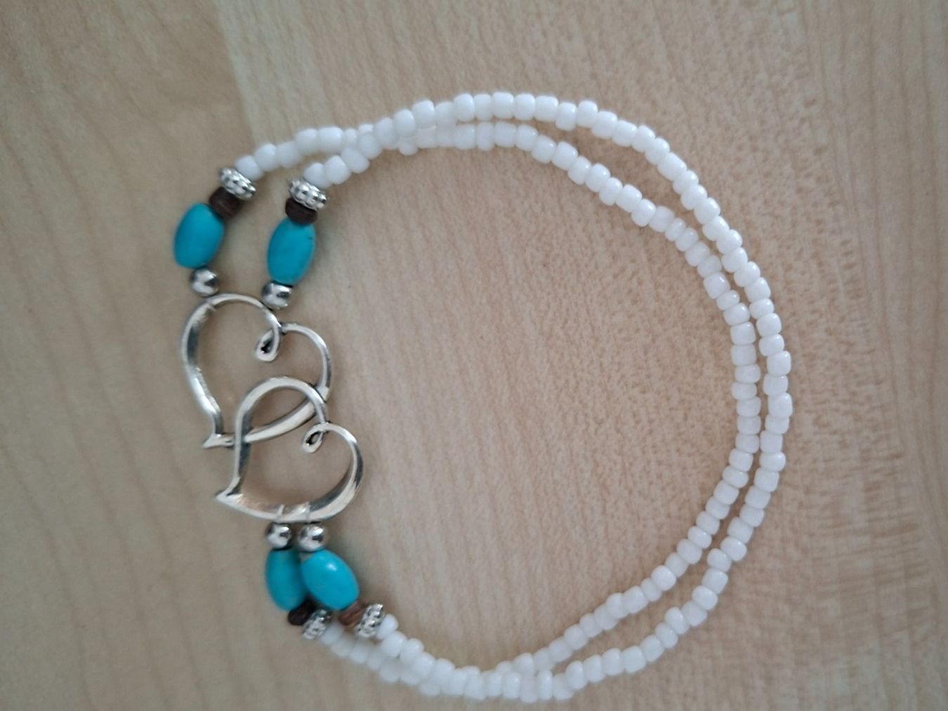 Bracciali & Braccialetti: elastisches Herz Fusskettchen NEU – Nuovo (secondo la descrizione) da Reinach AG venduto da nicki024 1