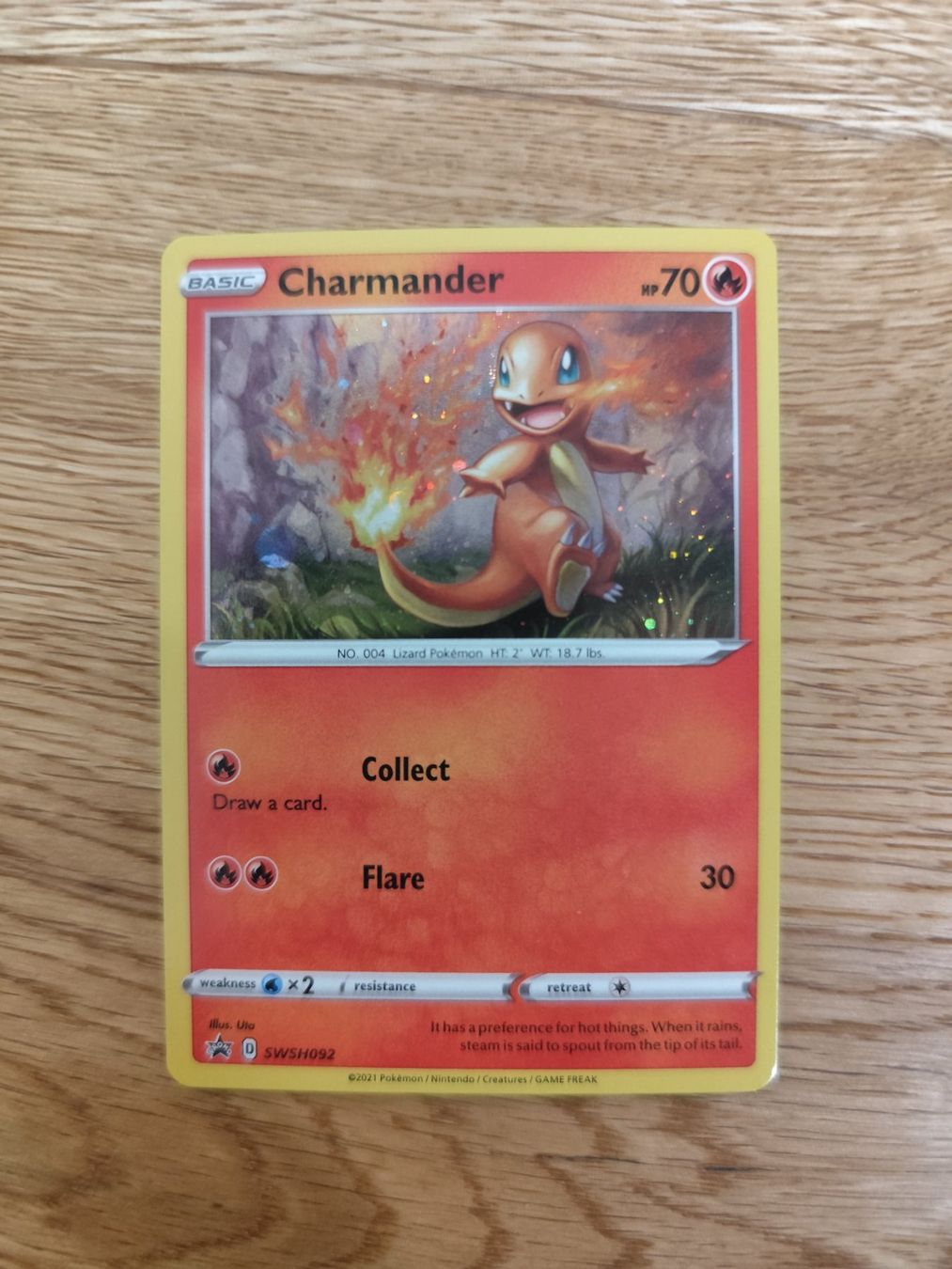Pokémon Carte collezionabili: Pokemon Charmander Promo 2021 holo – Nuovo (secondo la descrizione) da Winterthur venduto da SMOKY062