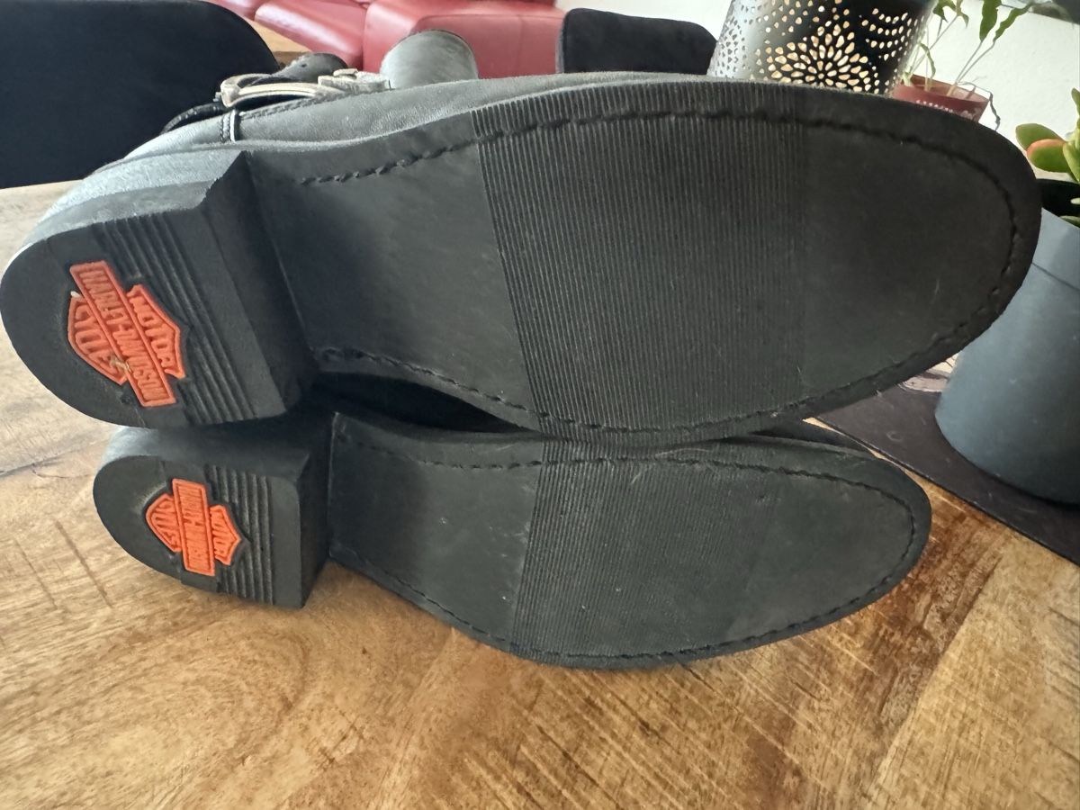 Harley-Davidson Scarpe da donna: Harley Davidson Lederstiefel Gr.40 – Nuovo (secondo la descrizione) da Brunnen venduto da Skyline89 5