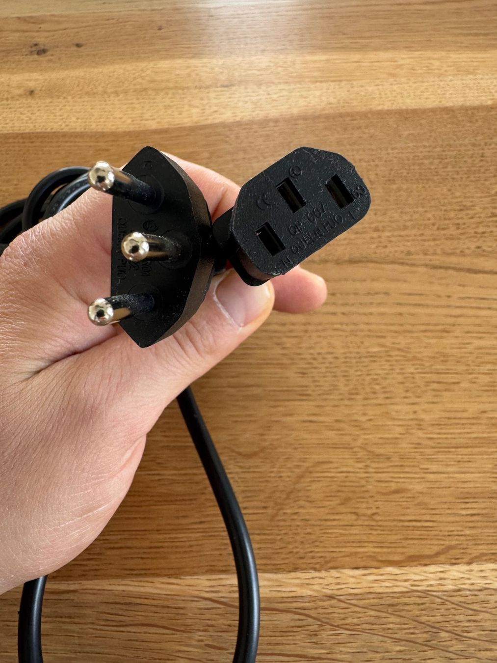 Kabel: Stromkabel Netzkabel Schweizer Stecker schwarz – Neu (gemäss Beschreibung) aus Weinfelden von rizzla360 1