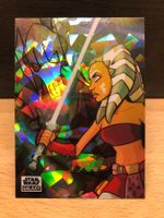 Atomic /150 #45 Ahsoka – Topps Star Wars Chrome Galaxy 2021