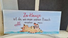 Shabby- chic Schild für Catsfreunde